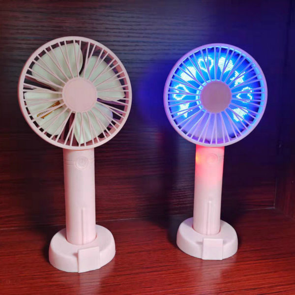 Flashing Lettering Handheld Fan