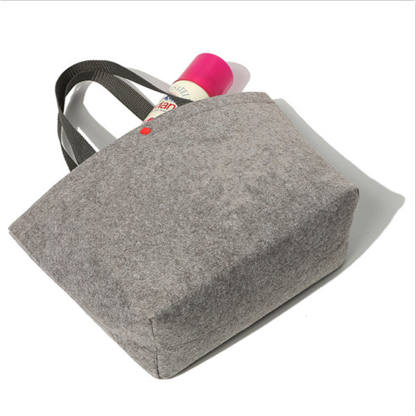 One-shoulder Shopping Felt Torte Bag