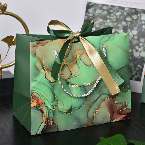 Marbled Gift Paper Bag