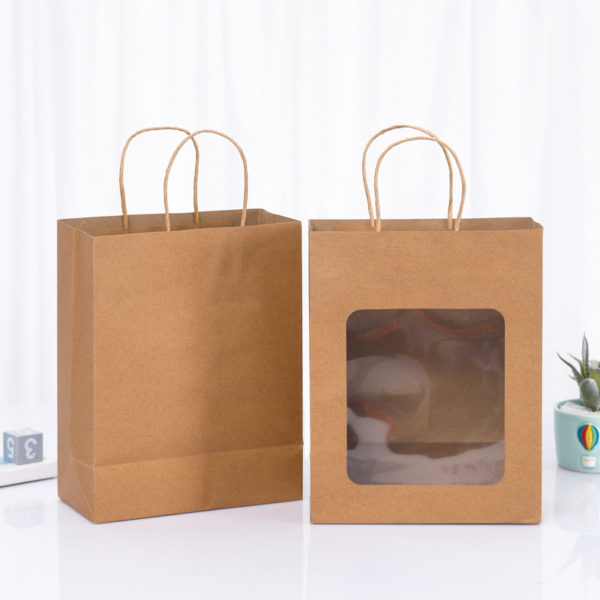 Gift Open Window Paper Bags