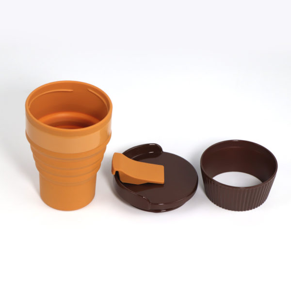 15oz Silicone Folding Coffee Mug