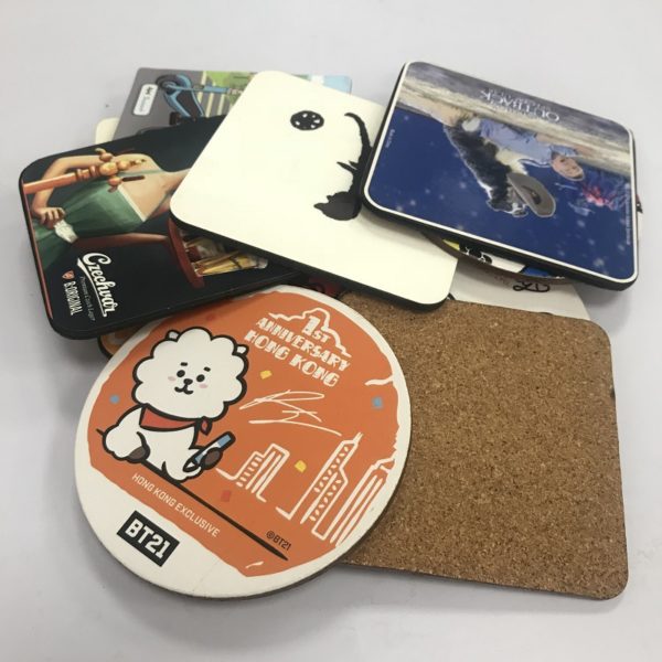 Heat-insulating Colour-printed MDF Coaster