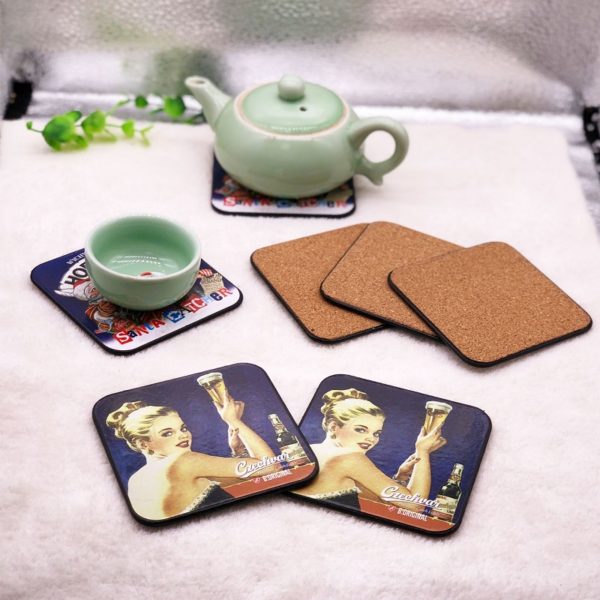 Non-slip and Waterproof Cork Coaster