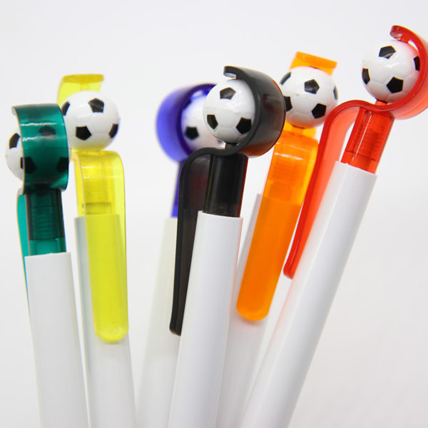 Football Shaped Cartoon Push Ballpoint Pen