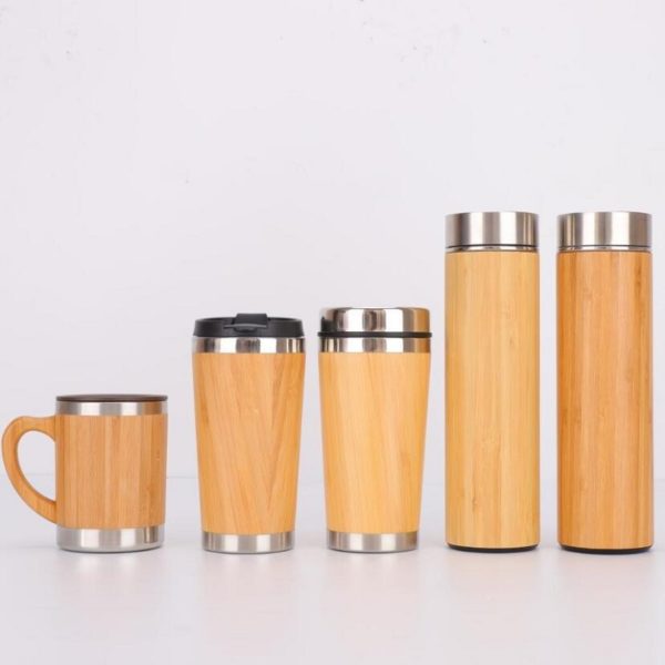 17oz Bamboo Shell Vacuum Stainless Steel Insulated Mug