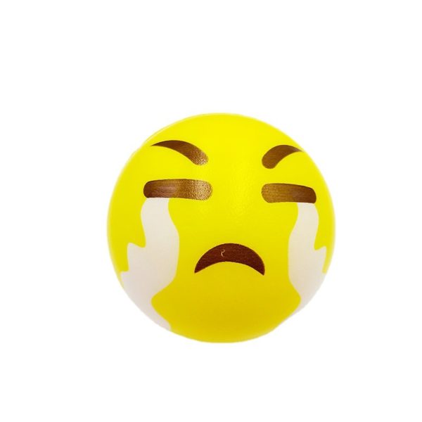 PU Slow Rebound Stress Relief Ball Crying Expression