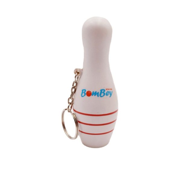 PU Bowling Ball Pressure Reliever with Key Chain