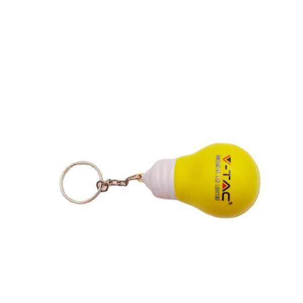 PU Electric Bulb Pressure Reliever with Key Chain