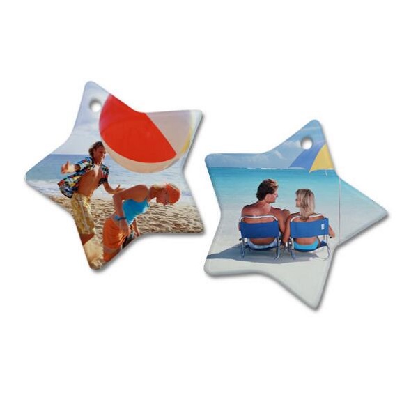 Ceramic Ornament Custom Star Shaped