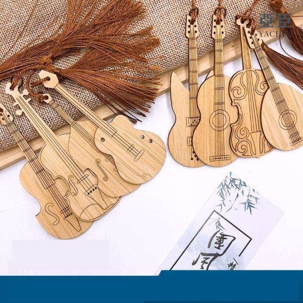 Customised Musical Instrument Shaped Bookmarks