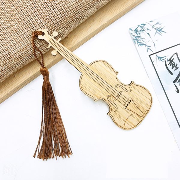 Customised Musical Instrument Shaped Bookmarks