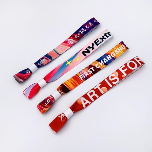 Full Color Fabric Wristband with Closure