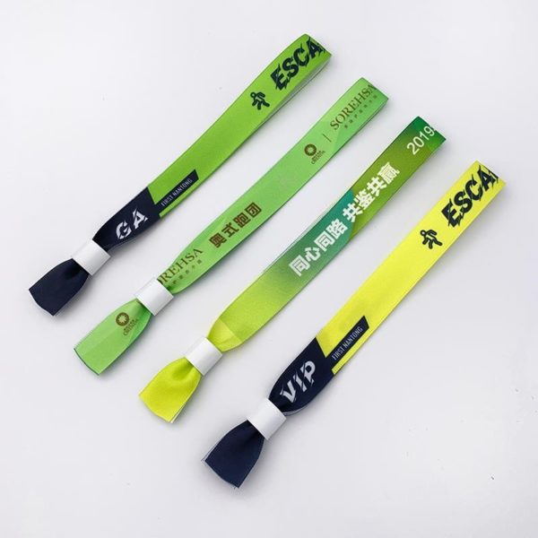 Full Color Fabric Wristband with Closure