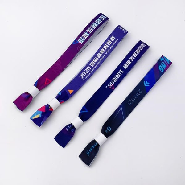 Full Color Fabric Wristband with Closure