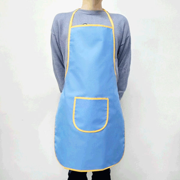 Solid Color Hemmed Advertising Apron