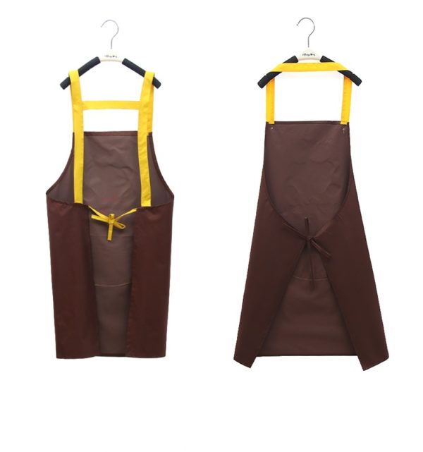 Water and oil resistant apron