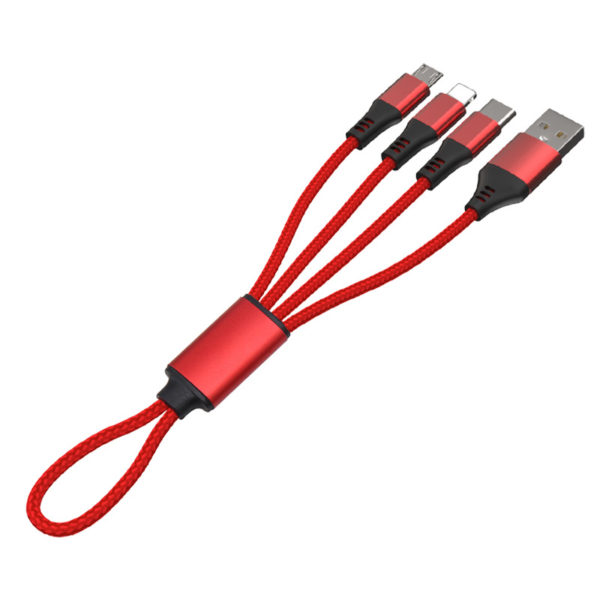 Nylon Braided 3-in-1 Charging Cable