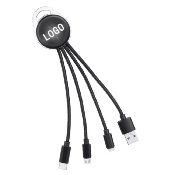 4-in-1 Illuminated Logo Cable