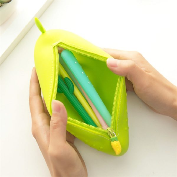 Mango Silicone Pencil Pouch