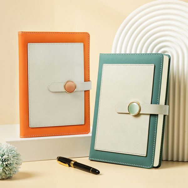 A5 Colorblock Pocket Drip Notebook