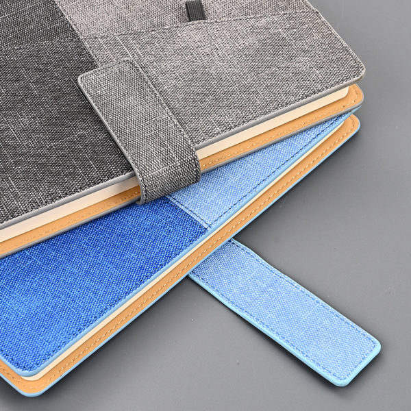 Two-color Patchwork A5 Notebook