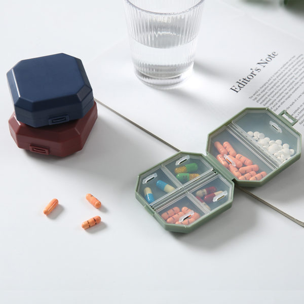 Portable Pill Box Mini Six-compartment