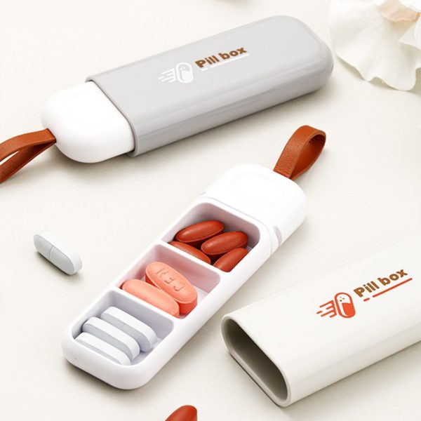 Portable Dispensing U-shaped Pill Boxes