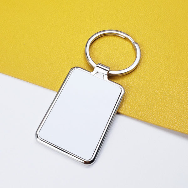 Customized Metal Single Tag Keychains