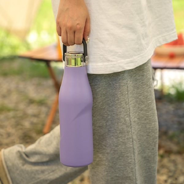 Vacuum Portable Outdoor Stainless Steel Insulated Bottle 18oz