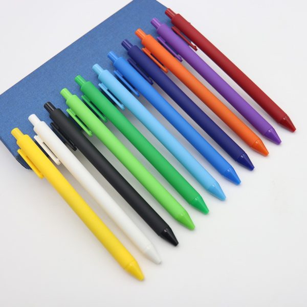 Multi-colored Rubberized Ballpoint Pen