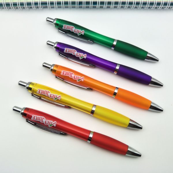 Multi-colored Transparent Ballpoint Pen