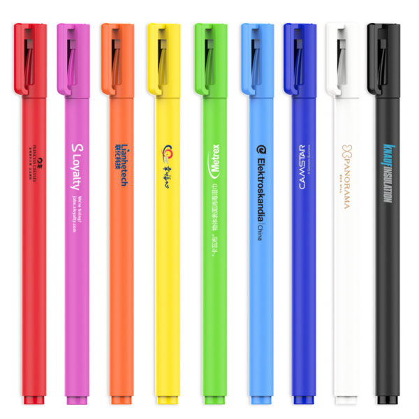 Multi-colored Rubberized Pen