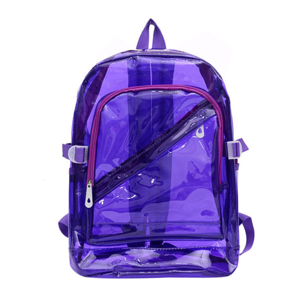 Muti-colored Transparent PVC Backpack