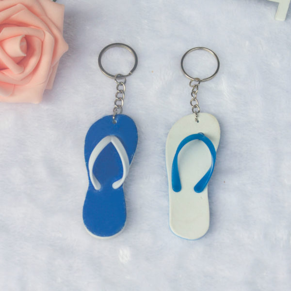 Flip Flop Shaped EVA Floating Keychain