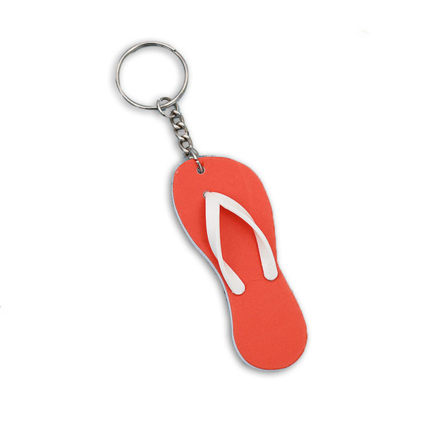 Flip Flop Shaped EVA Floating Keychain