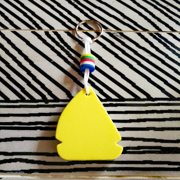 Sailboat Shaped EVA Floating Keychain