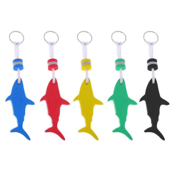 Shark Shaped EVA Floating Keychain