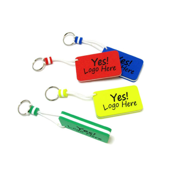 Rectangle Shaped EVA Floating Keychain