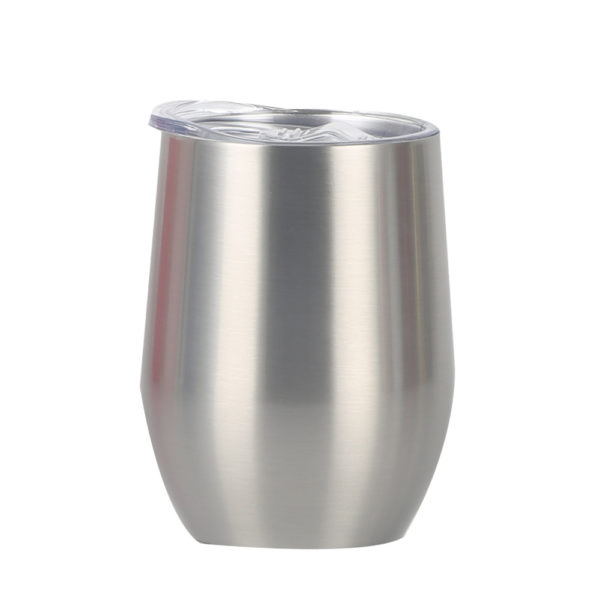 12oz Multi-colored Stainless Steel Wine Tumbler