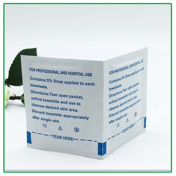 Disposable Custom Soap Wipe Cleaning Pad