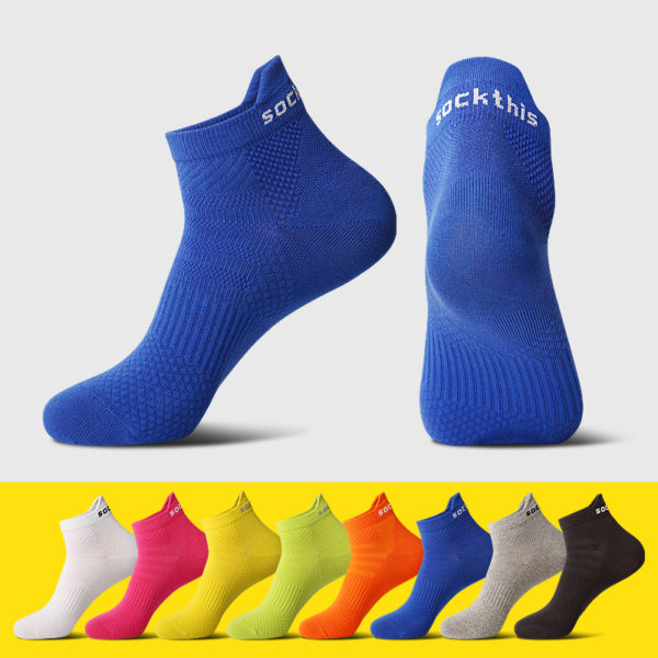 Pure Color Non-slip Sport Socks