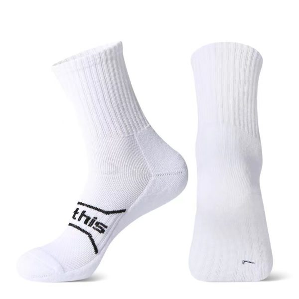 Pure Color Sport Crew Socks