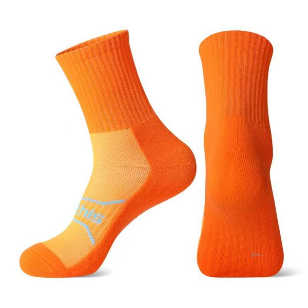 Pure Color Sport Crew Socks