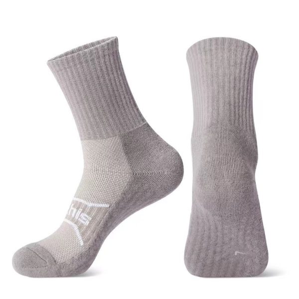 Pure Color Sport Crew Socks