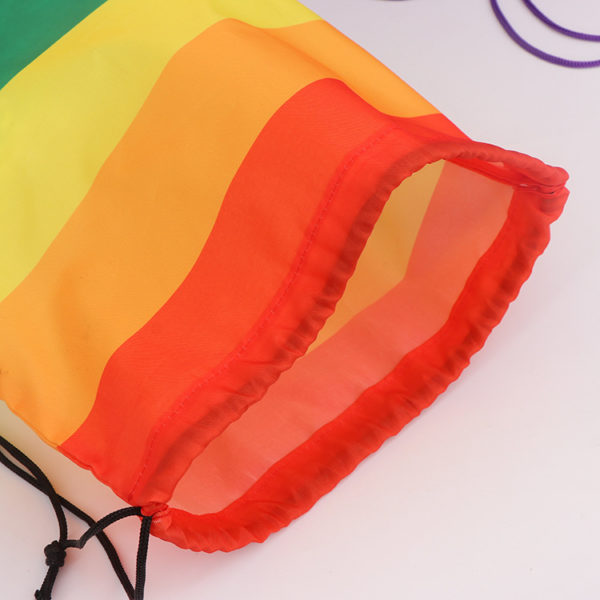 Rainbow Tone Pride Drawstring Backpack