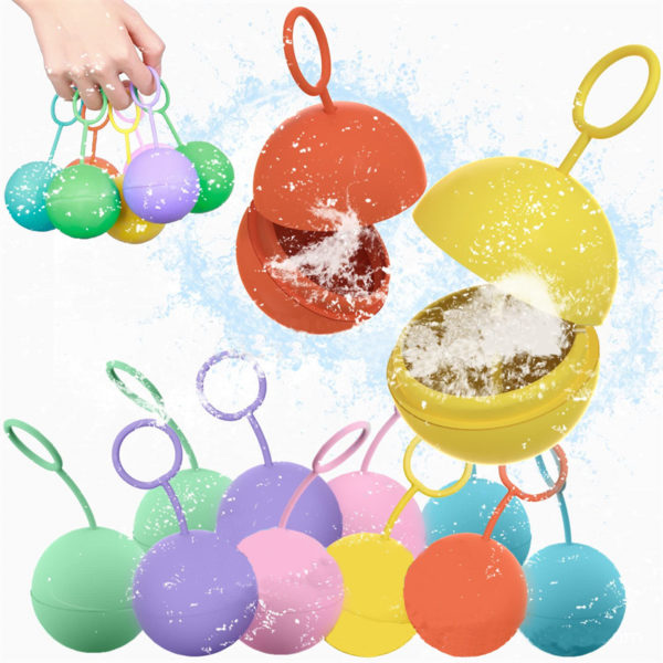 Reusable Silicone Water Balloon With Ring