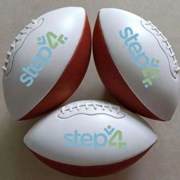 White-side Tone PU Football 6.7 Inches