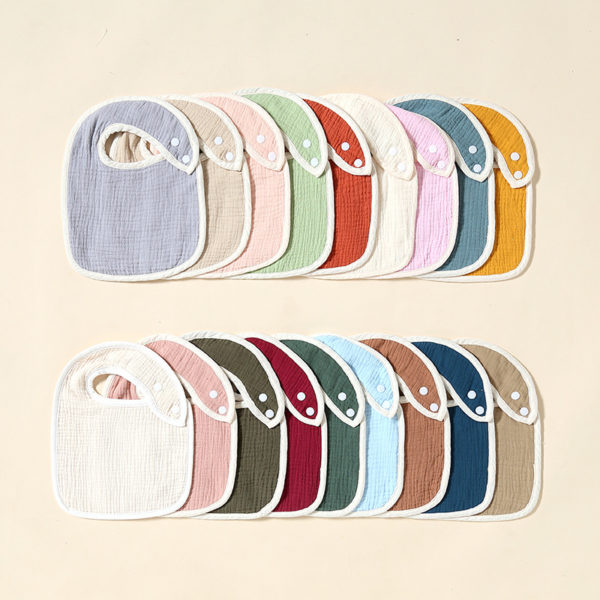 Multi-colored Cotton Baby Bib