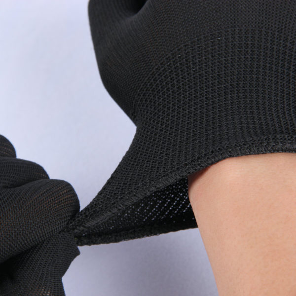 Black Nylon Protective Gloves