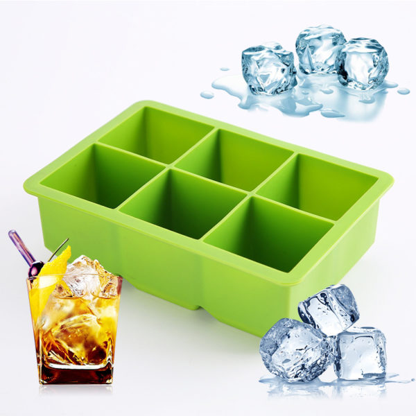 Custom logo Ice Tray (6 Cubes)